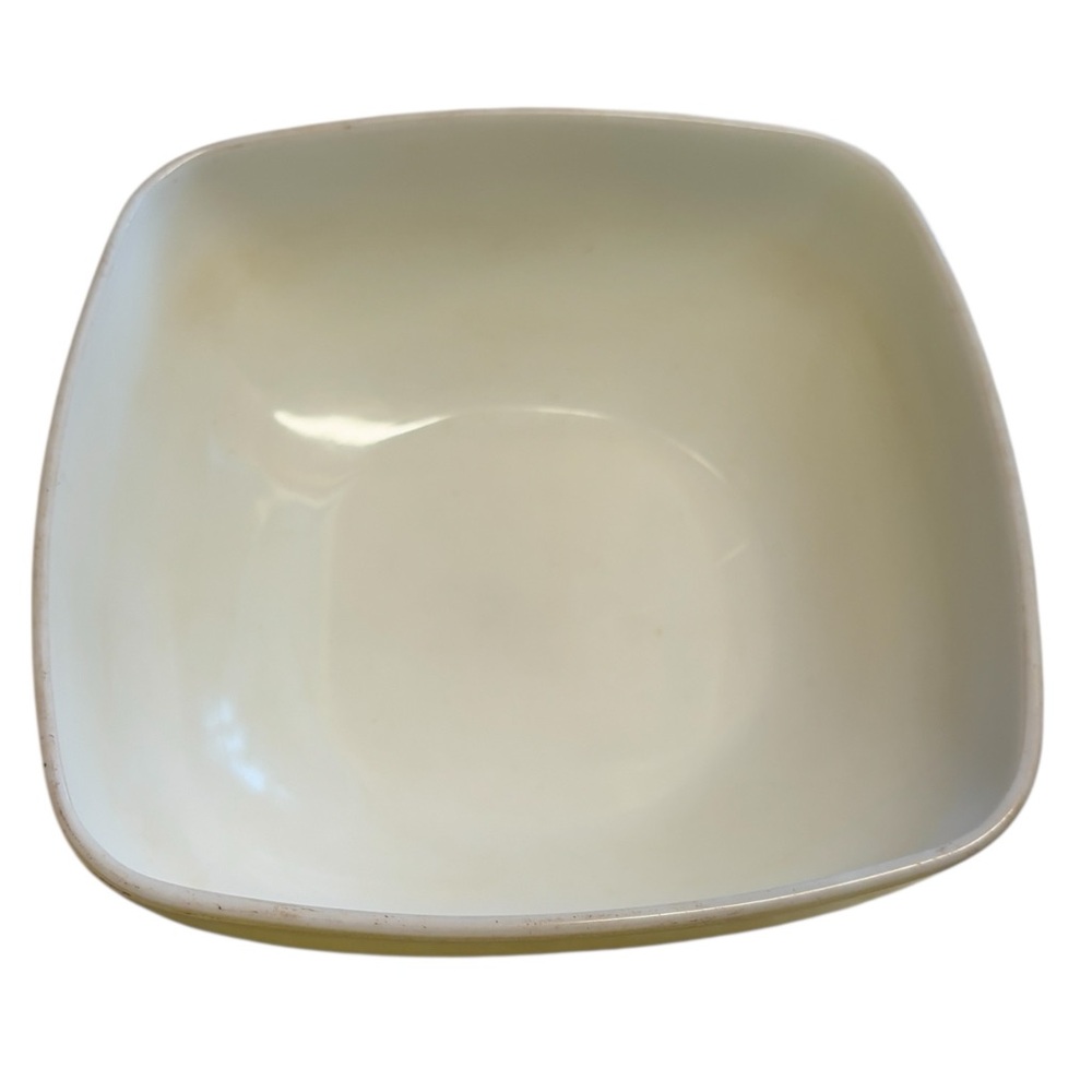 Pyrex 525B-025 Primary Yellow 2 1/2 Qt Square Hostess Ovenware Bowl - Picture 2 of 7